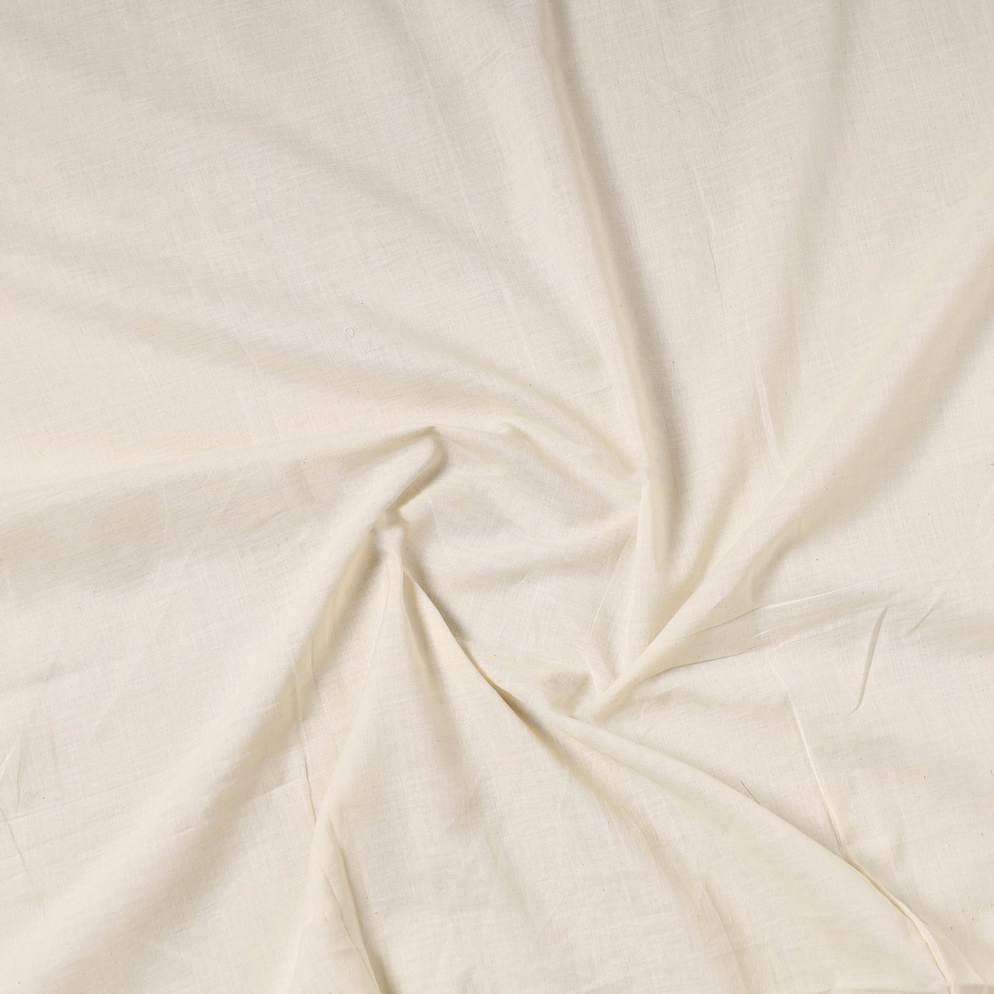 White - Prewashed Plain Dyed Flex Cotton Precut Fabric (1 meter) 51