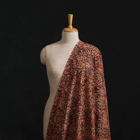 Pedana Hand Block Print Natural Dyed Cotton Kalamkari Fabric 01