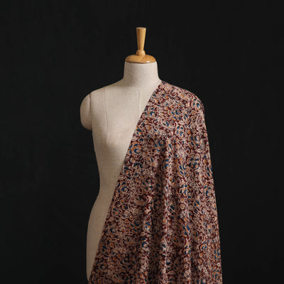 Pedana Hand Block Print Natural Dyed Cotton Kalamkari Fabric 04