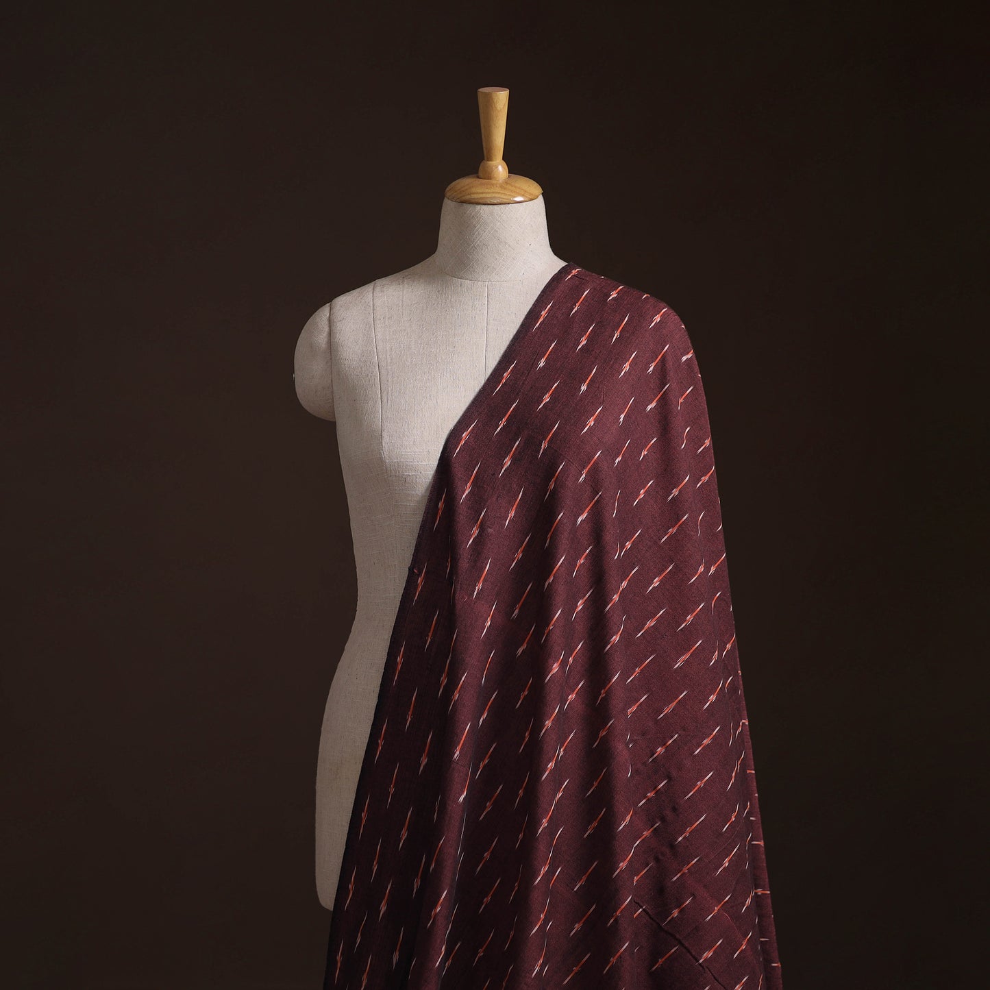 Pochampally Ikat Woven Cotton Fabric 55