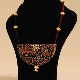 Multicolor - handmade fabart pendant necklace 20