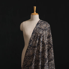 Pedana Hand Block Print Natural Dyed Cotton Kalamkari Fabric 10
