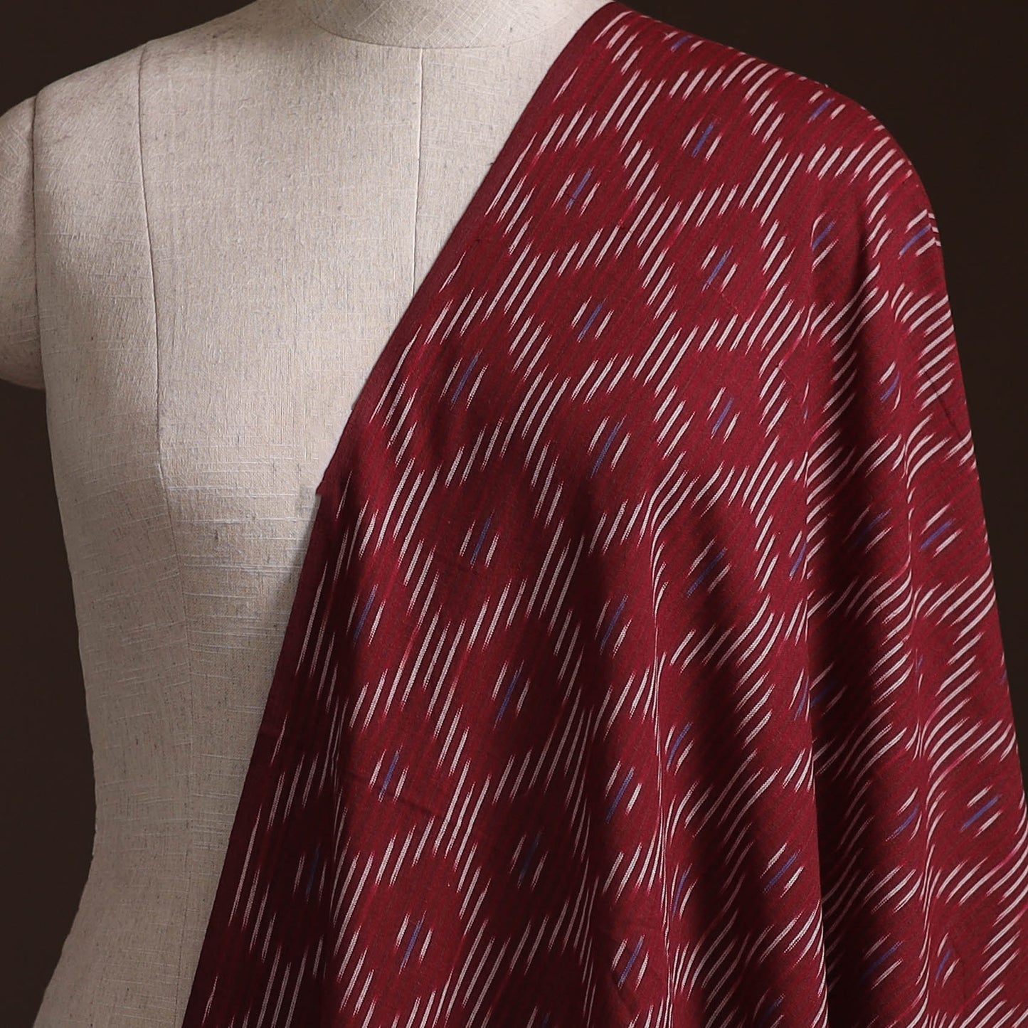 Pochampally Ikat Woven Cotton Fabric 56