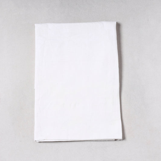 White - Prewashed Plain Dyed Flex Cotton Precut Fabric (1.7 meter) 60