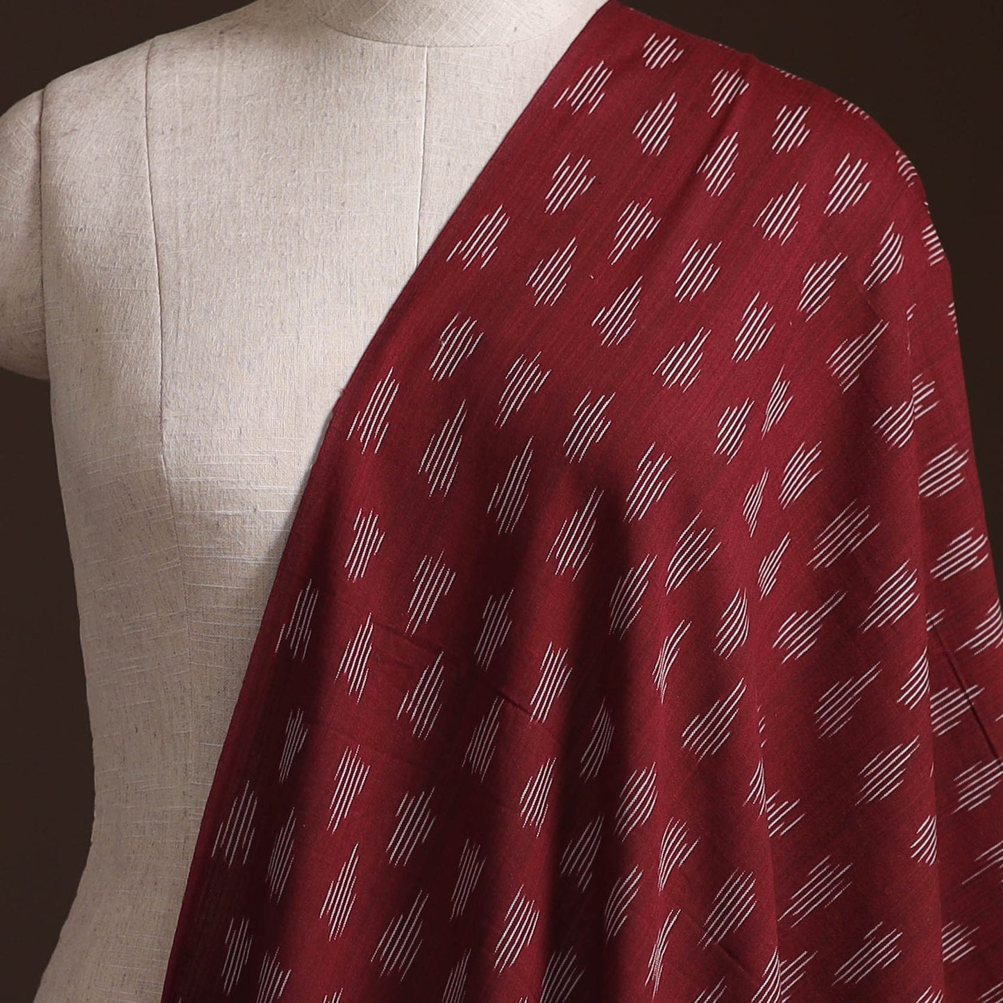 Pochampally Ikat Woven Cotton Fabric 57