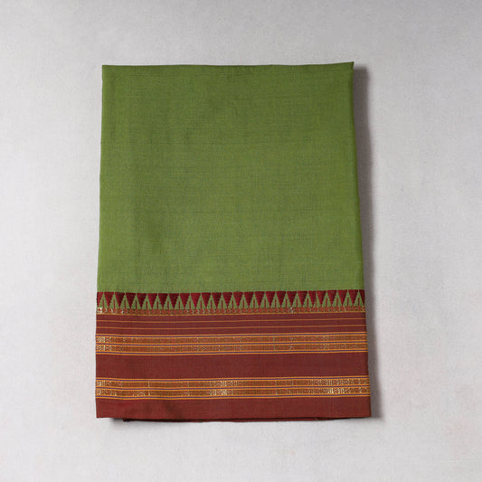 Green - Prewashed Plain Dyed Flex Cotton Precut Fabric (1 meter) 61