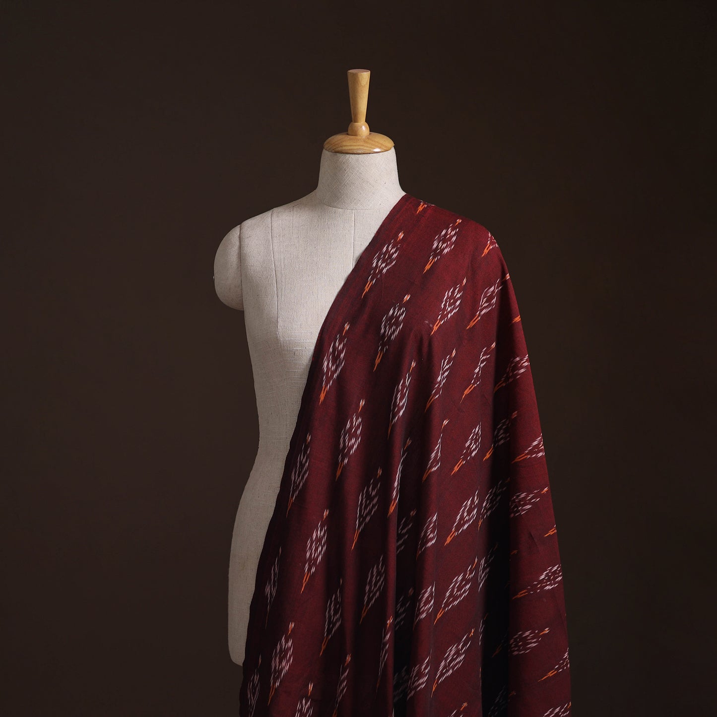 Pochampally Ikat Woven Cotton Fabric 58