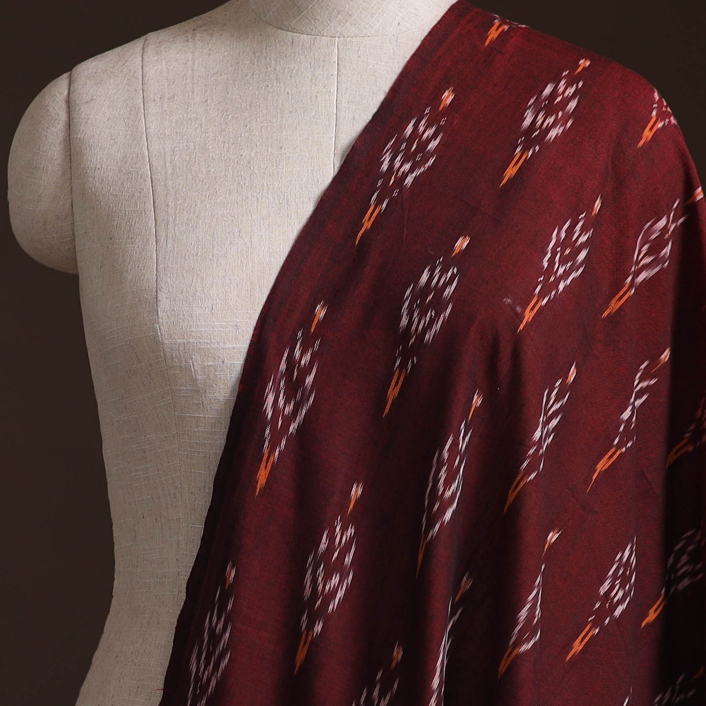 Pochampally Ikat Woven Cotton Fabric 58