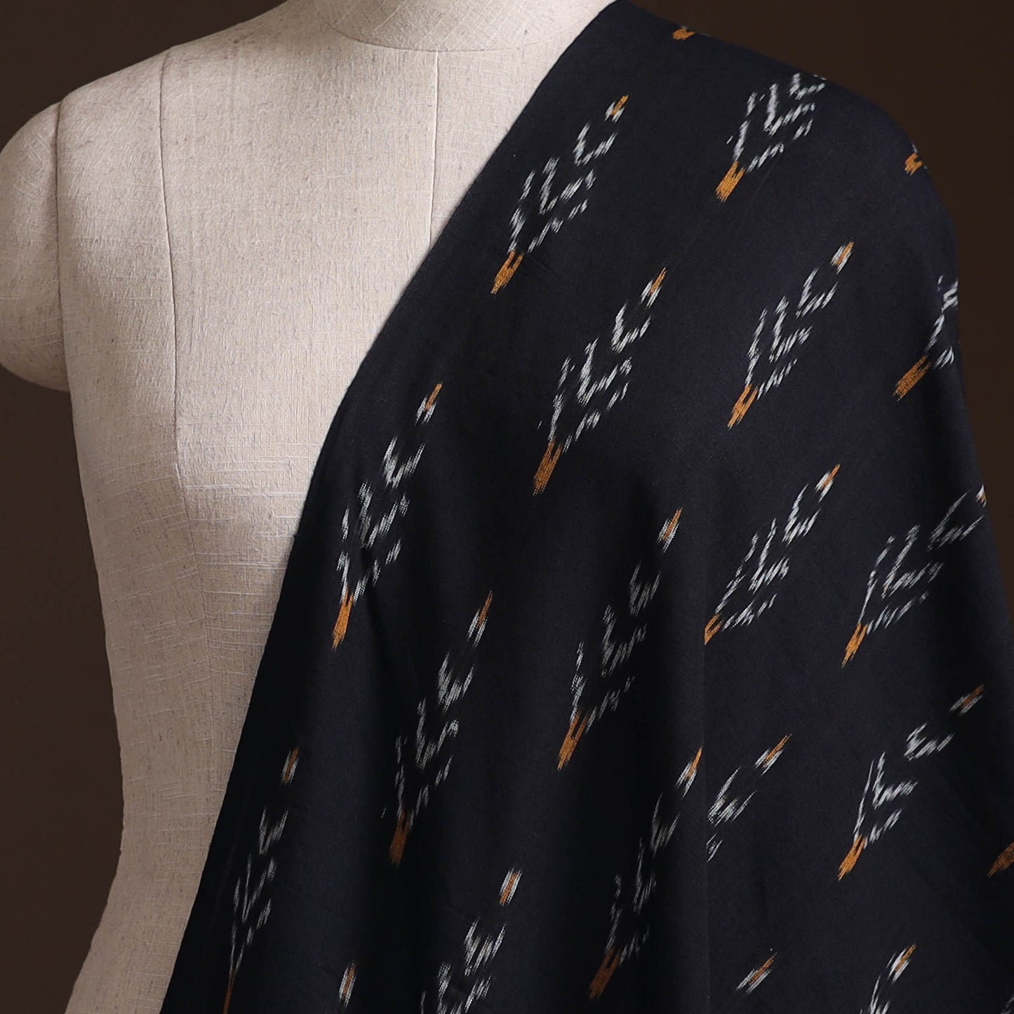 Pochampally Ikat Woven Cotton Fabric 62