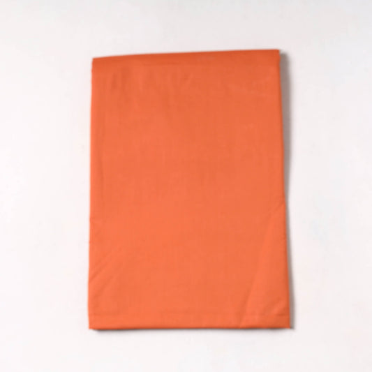 Orange - Prewashed Plain Dyed Flex Cotton Precut Fabric (2 meter) 70