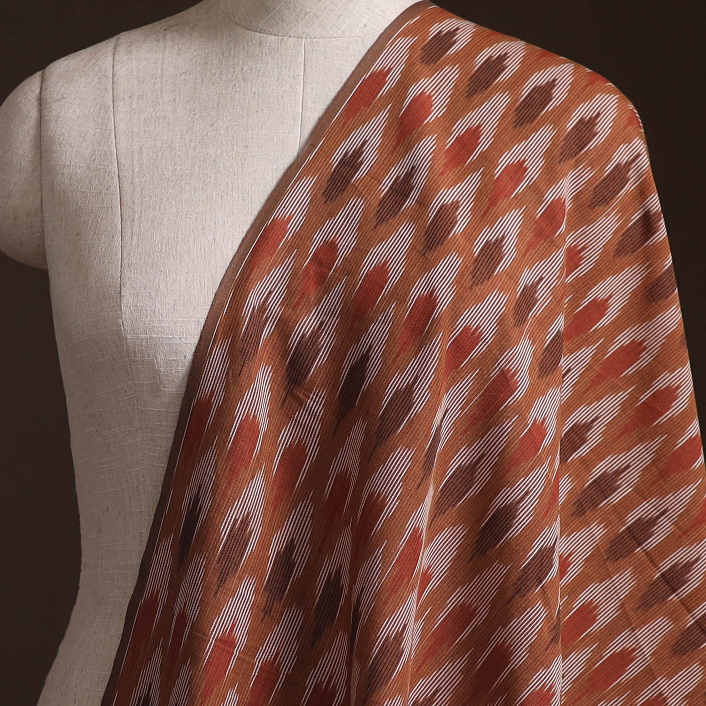 Pochampally Ikat Woven Cotton Fabric 64