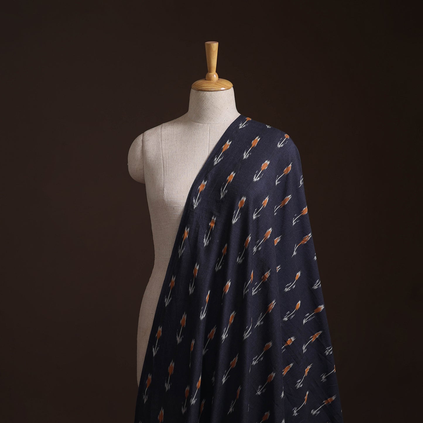 Pochampally Ikat Woven Cotton Fabric 65