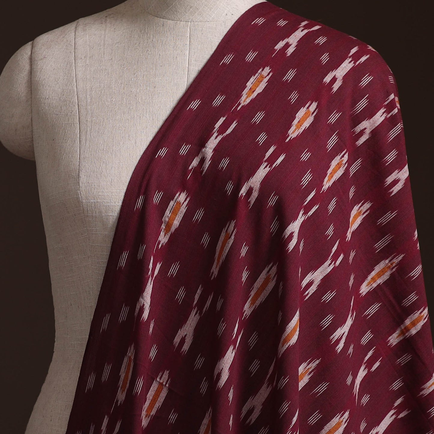 Pochampally Ikat Woven Cotton Fabric 66
