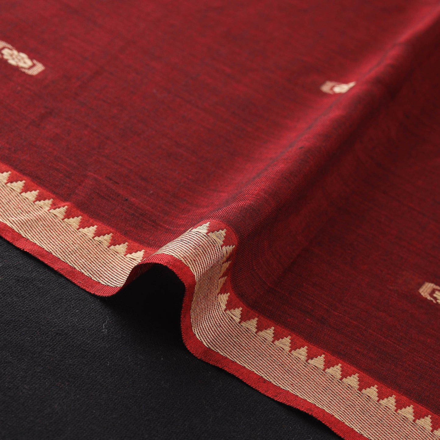 Dharwad Mercerised Cotton Thread Buta Fabric 19