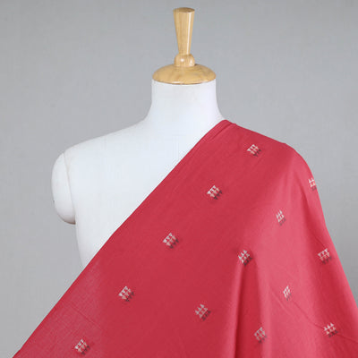 Pink - Prewashed Jacquard Cotton Fabric