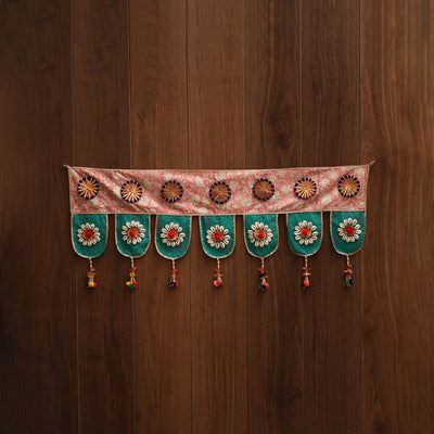 Handmade fabric toran for festive decor 73 - handcrafted