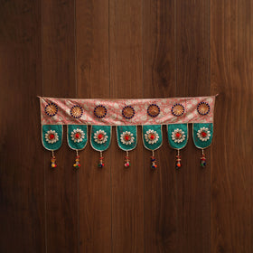Handmade fabric toran for festive decor 73 - handcrafted