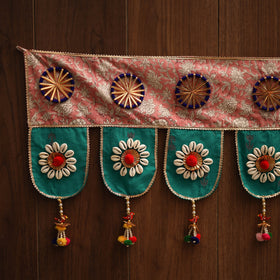Handmade fabric toran for festive decor 73 - handcrafted