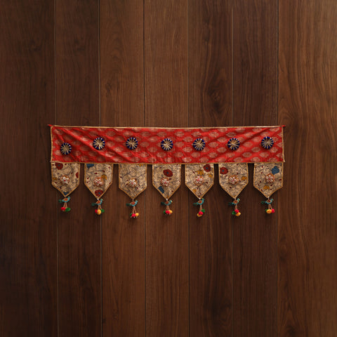 Handmade fabric toran for festive decor 71 - handcrafted