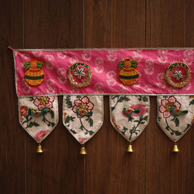 Handmade fabric toran for festive decor 74 - handcrafted