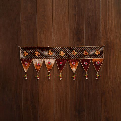 Handmade fabric toran for festive decor 76 - handcrafted