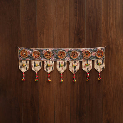 Handmade fabric toran for festive decor 77 - handcrafted