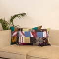 Set of 2 Patchwork Pillow Covers 72