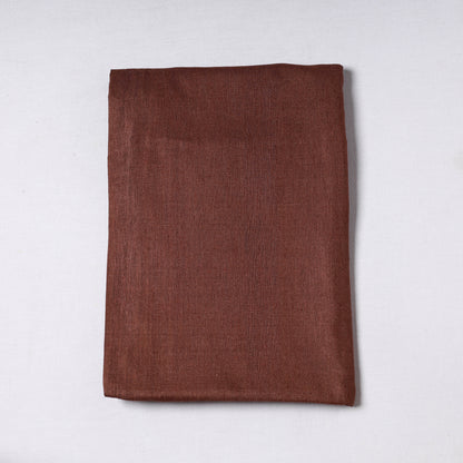 Brown - Vidarbha Handloom Pure Tussar x Katia Silk Precut Fabric (2 meter) 20
