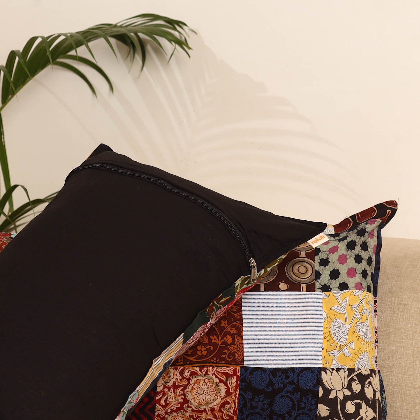 Set of 2 Patchwork Pillow Covers 74