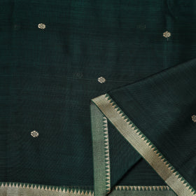 Dharwad Cotton Buti Plain Fabric with Thread Border 03
