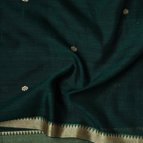 Dharwad Cotton Buti Plain Fabric with Thread Border 03