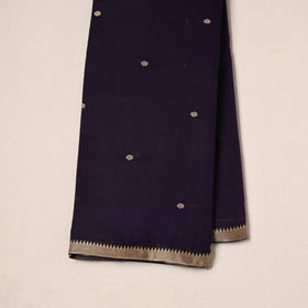 Dharwad Cotton Buti Plain Fabric with Thread Border 04