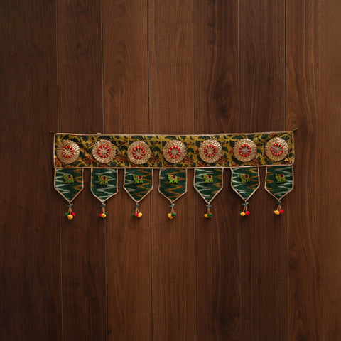 Handmade fabric toran for festive decor 79 - handcrafted