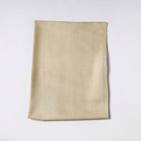 Beige - Vidarbha Handloom Pure Tussar x Katia Silk Precut Fabric (0.7 meter) 25