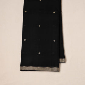 Dharwad Cotton Buti Plain Fabric with Thread Border 05