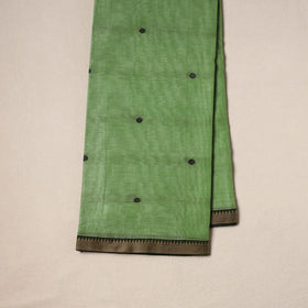 Dharwad Cotton Buti Plain Fabric with Thread Border 07