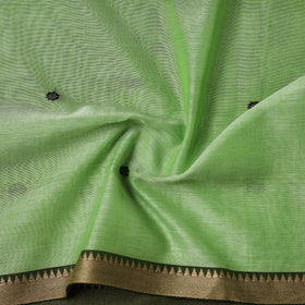 Dharwad Cotton Buti Plain Fabric with Thread Border 07