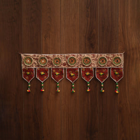 Handmade fabric toran for festive decor 83 - handcrafted