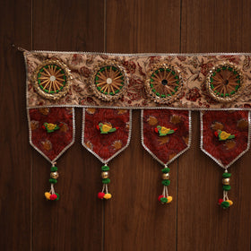 Handmade fabric toran for festive decor 83 - handcrafted