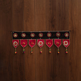 Handmade fabric toran for festive decor 84 - handcrafted