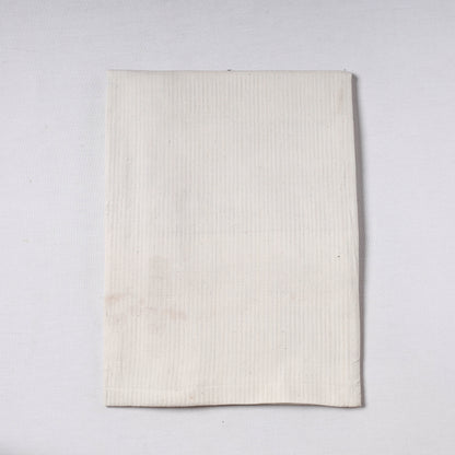 White - Vidarbha Handloom Pure Tussar x Katia Silk Precut Fabric (1.35 meter) 30
