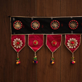 Handmade fabric toran for festive decor 84 - handcrafted