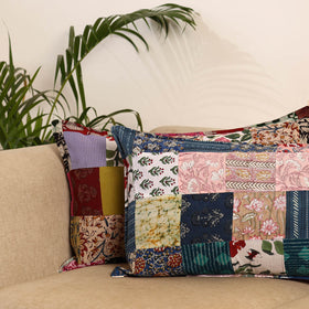 Set of 2 Patchwork Pillow Covers 84