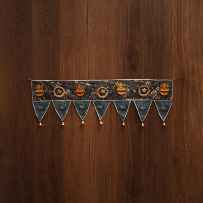 Handmade fabric toran for festive decor 87 - handcrafted