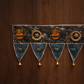 Handmade fabric toran for festive decor 87 - handcrafted