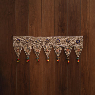 Handmade fabric toran for festive decor 88 - handcrafted