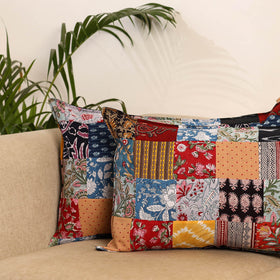 Set of 2 Patchwork Pillow Covers 88