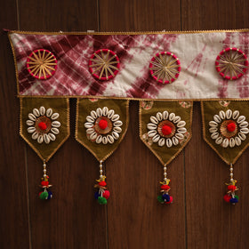 Handmade fabric toran for festive decor 90 - handcrafted