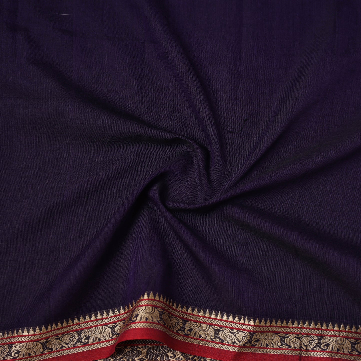 Dharwad Cotton Plain Fabric with Thread Border 12