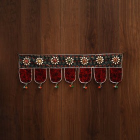 Handmade fabric toran for festive decor 91 - handcrafted